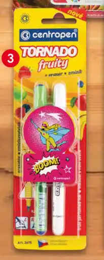 Tesco CENTROPEN Pero tornado fruity a zmizík nabídka