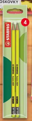 Tesco STABILO Swano fluo grafitové tužky s gumou nabídka