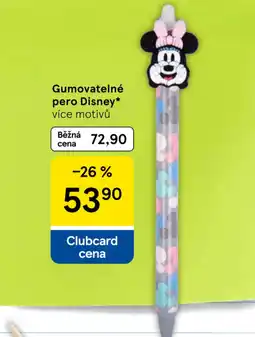 Tesco Gumovatelné pero disney nabídka