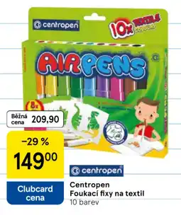 Tesco CENTROPEN Foukací fixy na textil nabídka