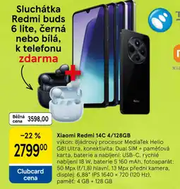 Tesco Xiaomi redmi 14c 4/128gb nabídka