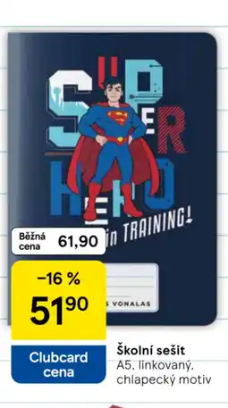 Tesco Školní sešit nabídka