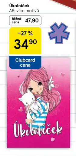 Tesco Úkolníček nabídka