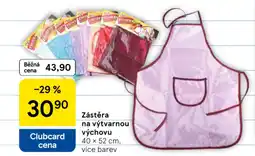 Tesco Zástěra na výtvarnou výchovu nabídka