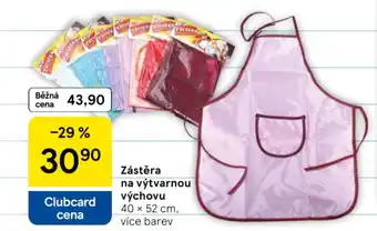 Tesco Zástěra na výtvarnou výchovu nabídka