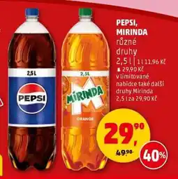 Penny Market Pepsi, Mirinda nabídka