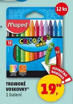 Penny Market Trojboké voskovky nabídka
