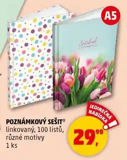 Penny Market Poznámkový sešit nabídka