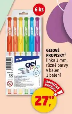 Penny Market Gelové propisky nabídka