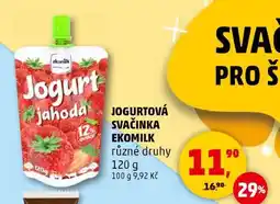 Penny Market Jogurtová svačinka Ekomilk nabídka
