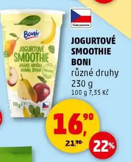 Penny Market JOGURTOVÉ SMOOTHIE BONI nabídka
