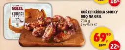 Penny Market Kuřecí křídla Smoky BBQ na gril nabídka