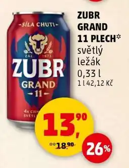 Penny Market ZUBR GRAND 11 PLECH nabídka