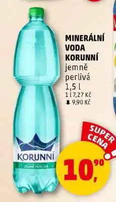 Penny Market MINERÁLNÍ VODA KORUNNÍ nabídka