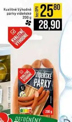 Jip Kvalitně Výhodně párky vídeňské nabídka