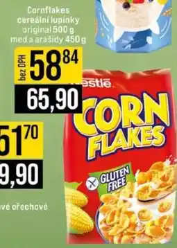 Jip Cornflakes cereální lupínky original nabídka