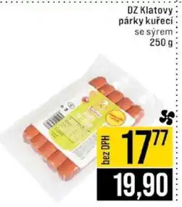 Jip DZ Klatovy párky kuřecí se sýrem nabídka