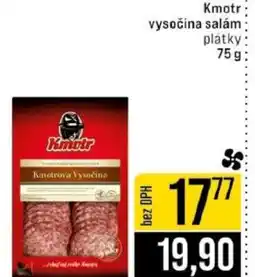 Jip Kmotr Vysočina salám plátky nabídka