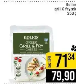 Jip Kolios grill&fry sýr nabídka