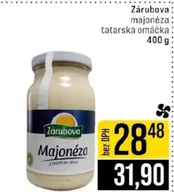 Jip ZÁRUBOVA Majonéza/ Tatarská omáčka nabídka