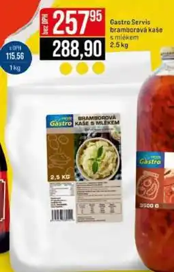 Jip Gastro Servis bramborová kaše s mlékem nabídka