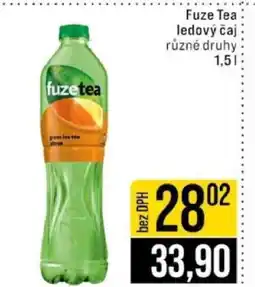 Jip Fuze Tea - ledový čaj nabídka