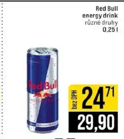 Jip Red Bull energy drink nabídka