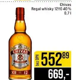 Jip Chivas Regal whisky 12YO 40% nabídka