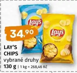 Terno LAY’S CHIPS vybrané druhy nabídka