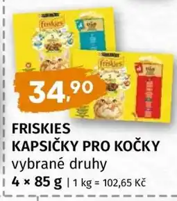 Terno Friskies Kapsičky pro kočky nabídka