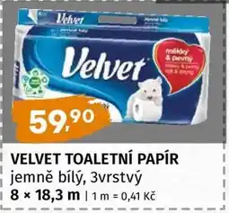 Terno Velvet Toaletní papír nabídka