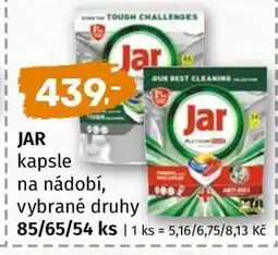 Terno JAR kapsle na nádobí vybrané druhy nabídka