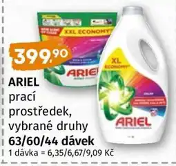 Terno ARIEL prací prostředek vybrané druhy nabídka
