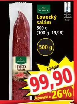 Norma Lovecký salám nabídka