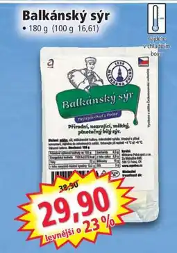 Norma Balkánský sýr nabídka