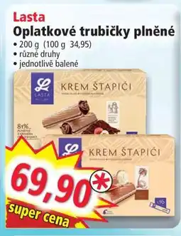 Norma Lasta Oplatkové trubičky plněné nabídka