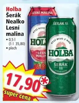 Norma Holba Šerák Nealko Lesní malina nabídka
