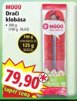 Norma MÚÚÚ Dračí klobása nabídka