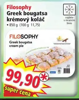 Norma Filosophy Greek bougatsa krémový koláč nabídka