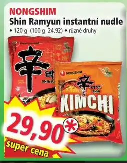 Norma NONGSHIM Shin Ramyun instantní nudle nabídka