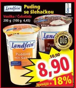 Norma Landfein Puding se šlehačkou nabídka