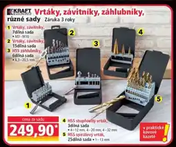 Norma HSS spirálový vrták, 25dílná sada nabídka