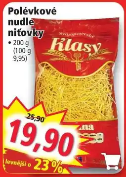 Norma Polévkové nudle nitovky nabídka