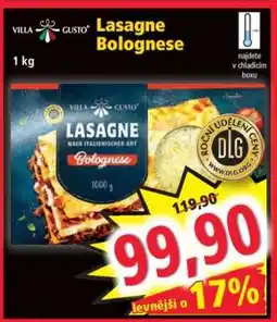 Norma Lasagne bolognese nabídka