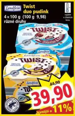 Norma Twist duo pudink nabídka