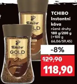 Kaufland TCHIBO instantní káva nabídka
