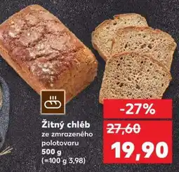 Kaufland Žitný chléb ze zmrazeného polotovaru nabídka