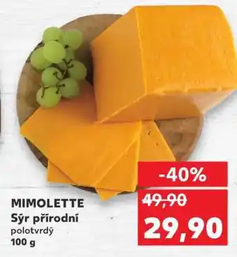 Kaufland MIMOLETTE Sýr přírodní polotvrdý 100 g nabídka