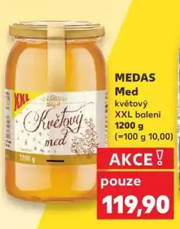 Kaufland MEDAS Med květový XXL balení 1200 g nabídka