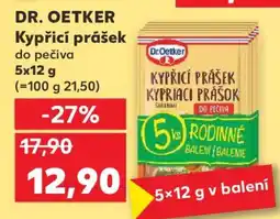 Kaufland DR.OETKER Kypřicí prášek do pečiva nabídka